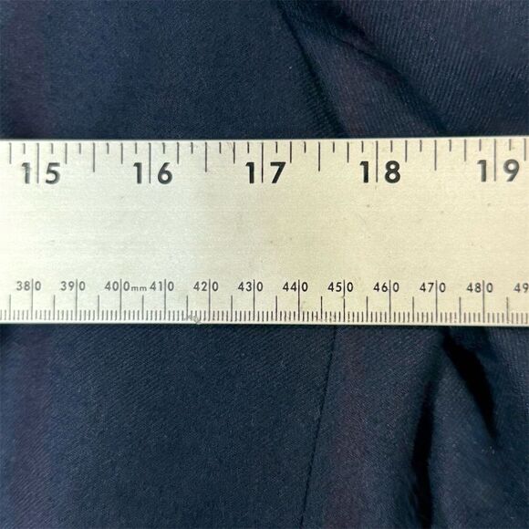 J.Crew Navy Wool Blend Blazer Women’s 10 Gold Button Lined Classic Career Preppy - Picture 3 of 7